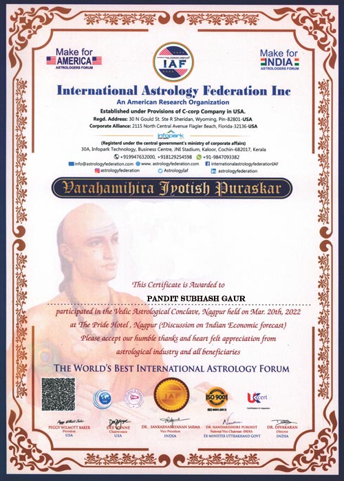 Award Winner Astrologer