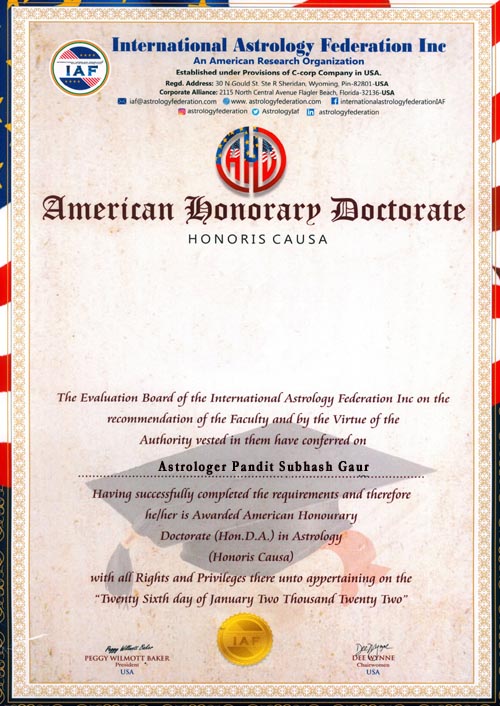 Award Winner Astrologer
